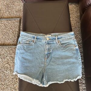 LOFT Light Blue Jean Shorts